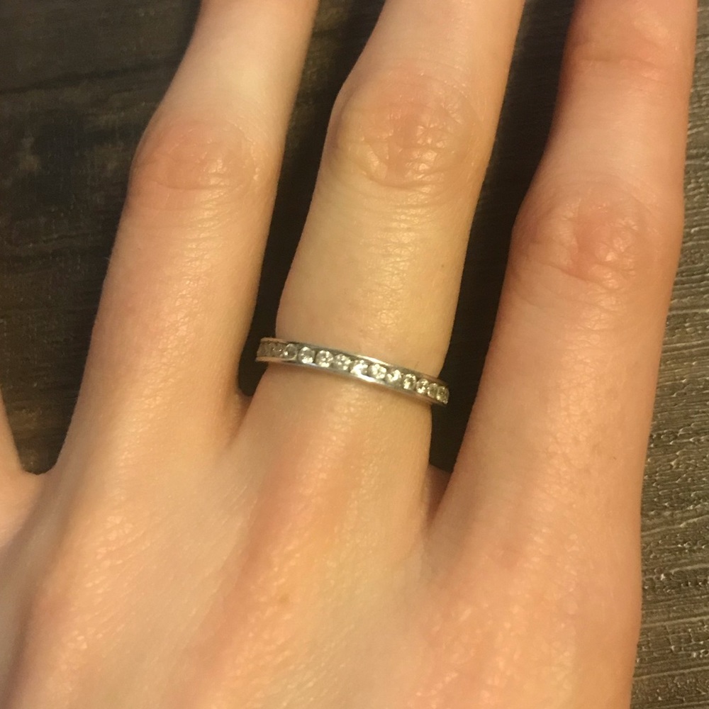 💍 💎 😍 Erwin Pearl channel set silver/ cz